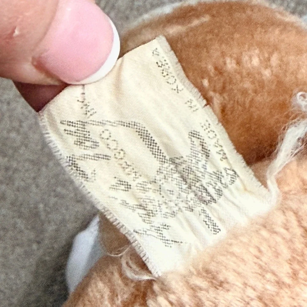 Vintage 1994 Commonwealth Teddy Bear Plush Tan White Stuffed Animal Toy